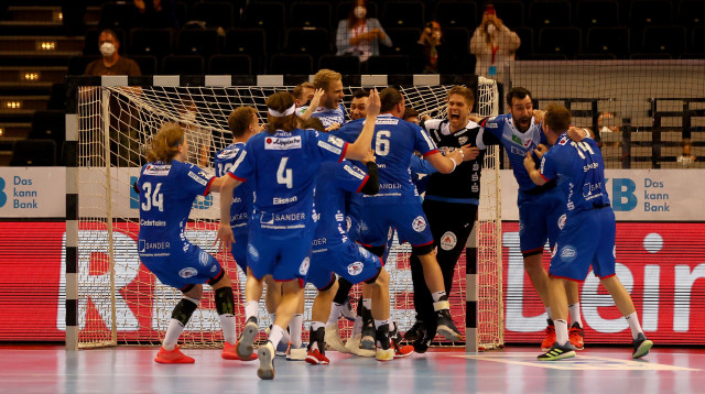 למגו חוגגת העפלה לגמר הגביע הגרמני (צילום: Martin Rose/Getty Images)