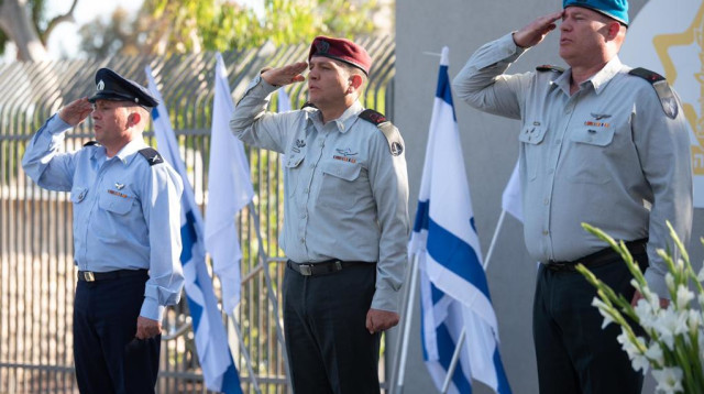 טקס חילופי דובר צה"ל (צילום: דובר צה"ל)