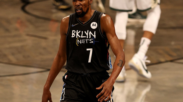 קווין דוראנט (צילום: Elsa/Getty Images)