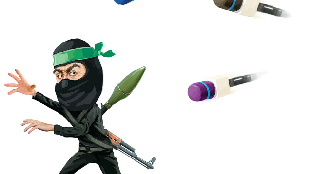 שיפודים: חמאסניק בורח מהתקשורת (צילום: אופיר בגון)