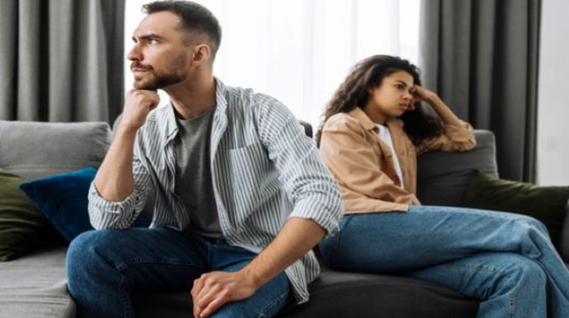 זוג בהליכי גירושין (צילום: Shutterstock)