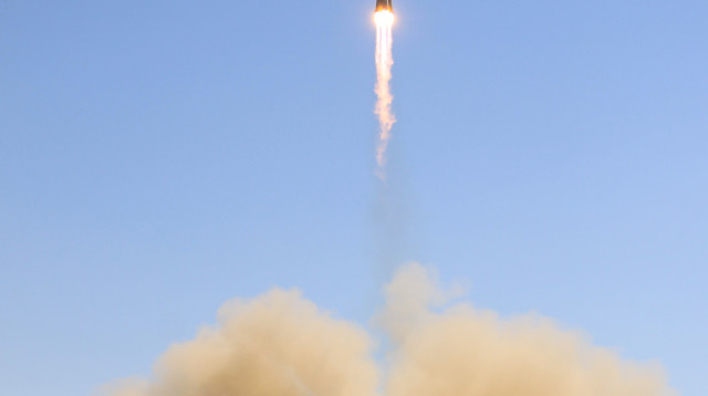 שיגור הלווין הרוסי קאנופוס-וי, ארכיון (צילום: ALEXANDER NEMENOV/AFP/GettyImages)