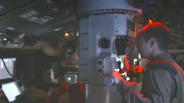 מתוך הצוללת (צילום: באדיבות דובר צה"ל)