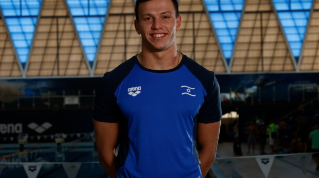 מיכאל לייטרובסקי (צילום: גיא יחיאלי, באדיבות איגוד השחייה)