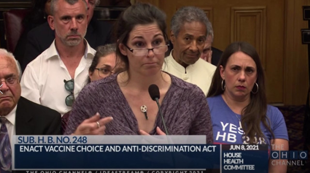 הנאום הוויראלי של האחות מאוהיו (צילום: צילום מסך מתוך רויטרס)