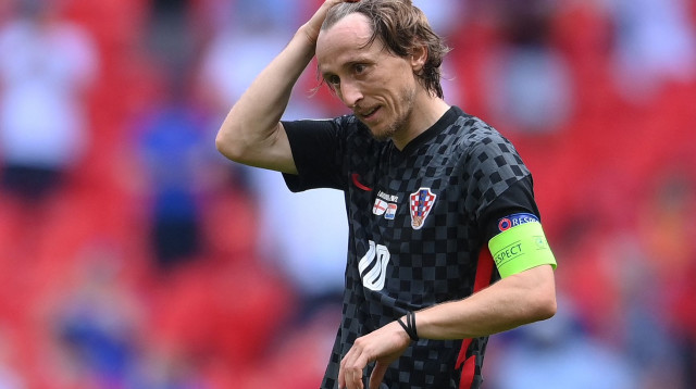 לוקה מודריץ' (צילום: LAURENCE GRIFFITHS/POOL/AFP via Getty Images)