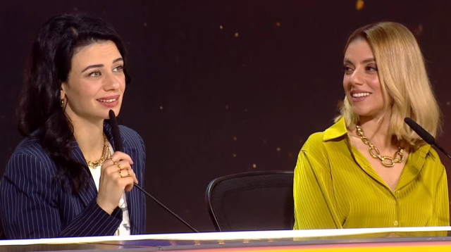 נינט טייב ושירי מימון (צילום: צילום מסך ערוץ 12)