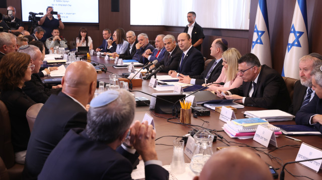 ישיבת הממשלה (צילום: עמית שאבי, פול)