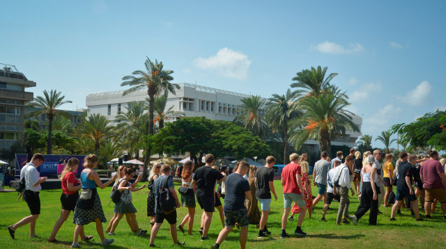 סטודנטים באוניברסיטת תל אביב (צילום: פלאש 90)