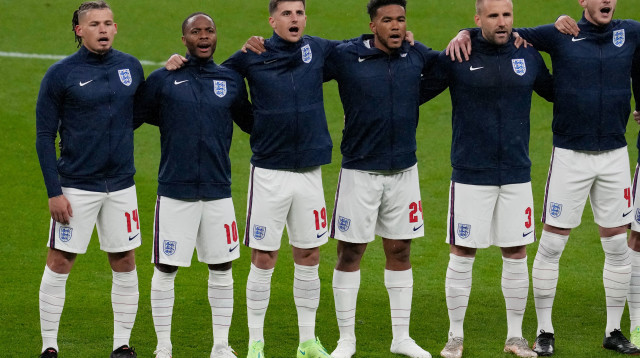 שחקני נבחרת אנגליה (צילום: Matt Dunham - Pool/Getty Images)