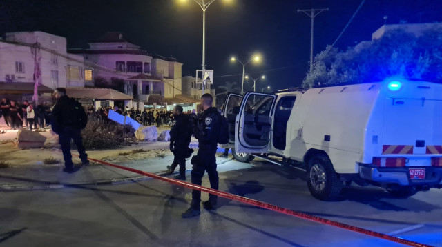 ירי בערערה בנגב, ארכיון (צילום: דוברות המשטרה)