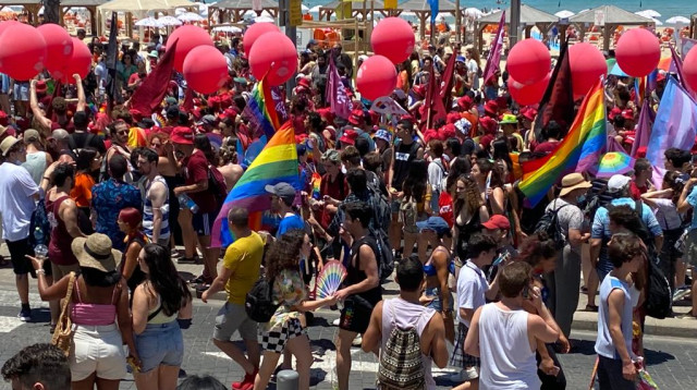 מצעד הגאווה בתל אביב  (צילום: אבשלום ששוני)
