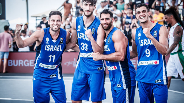 נבחרת ישראל 3X3 (צילום: עודד קרני, איגוד הכדורסל)