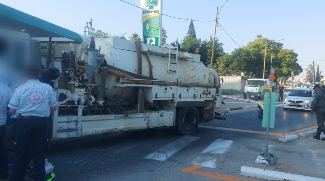 חשד לרצח בלוד (צילום: תיעוד מבצעי מד"א)