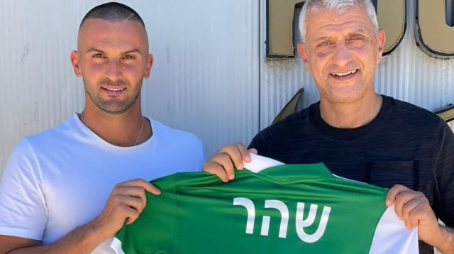 אסף בן דב, בן שהר (צילום: מכבי חיפה, האתר הרשמי)