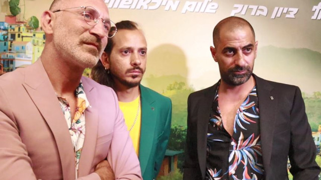 אסי ישראלוף, ציון ברוך, שלום מיכאלשווילי (צילום: ספיר אנג'ל)