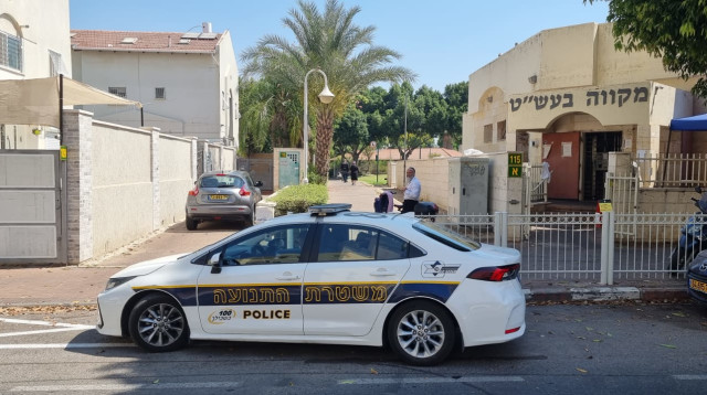 ניידת משטרה  (צילום: אלון חכמון)