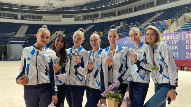 נבחרת ישראל בהתעמלות אמנותית (צילום: באדיבות: איגוד ההתעמלות בישראל)