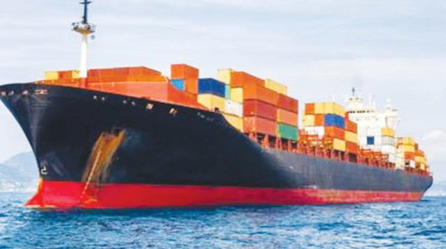 ספינת משא (צילום: רשתות ערביות)