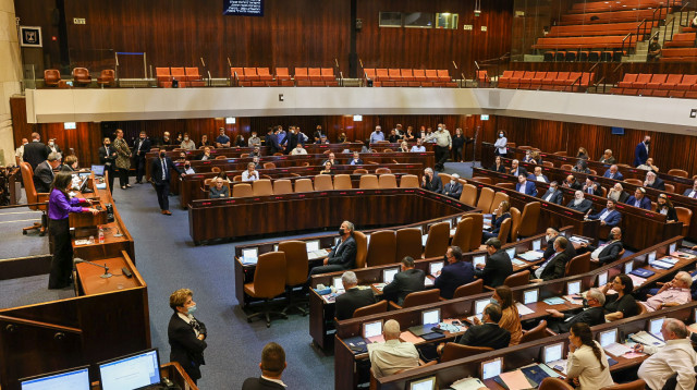 מליאת הכנסת במהלך ההצבעה על חוק האזרחות (צילום: נועם מושקוביץ, דוברות הכנסת)