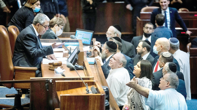 ההצבעה על חוק האזרחות  (צילום: יונתן זינדל פלאש 90)