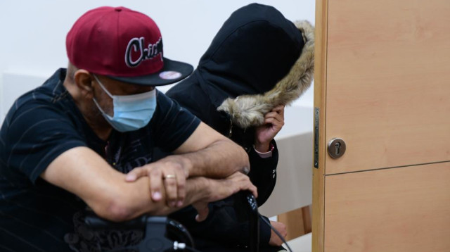 כרמל מעודה בבית המשפט (צילום: אבשלום ששוני)