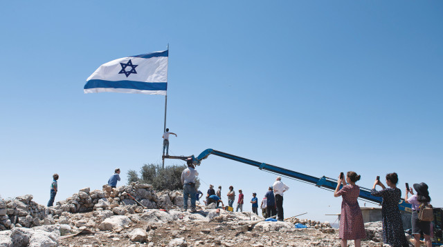 פינוי מאחז אביתר (צילום: שריה דיאמנט, פלאש 90)