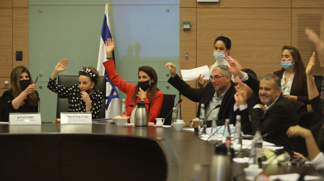 ההצבעה בוועדה המסדרת (צילום: מרק ישראל סלם)