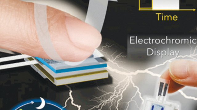 המכשיר שהופל זיעה מהאצבעות - לחשמל (צילום: מתוך המחקר)