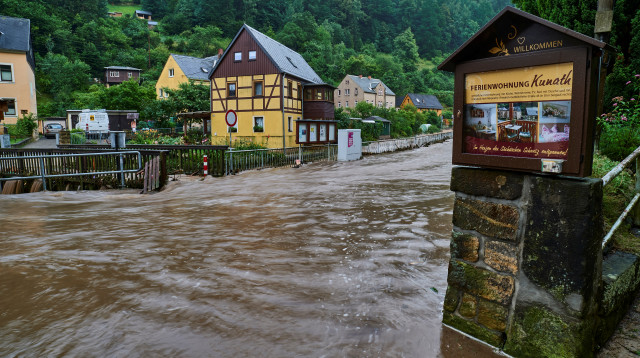 הצפות בגרמניה (צילום: FORSTIVAAS via REUTERS)