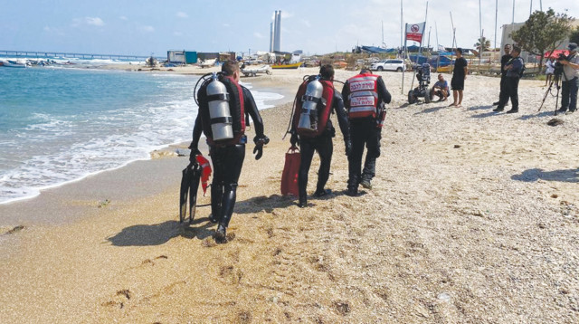 טביעה בים (צילום: כבאות והצלה)