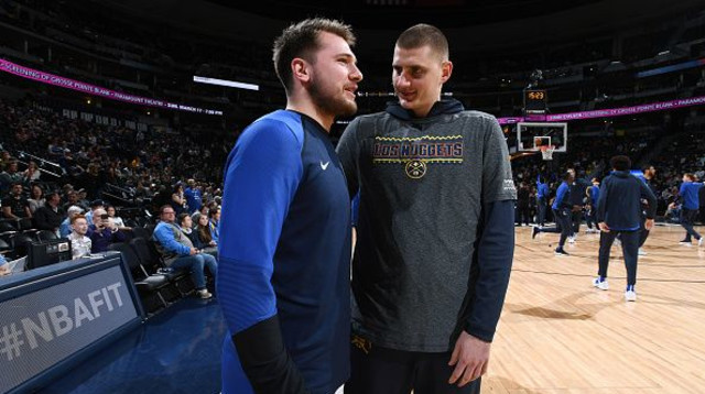 לוקה דונצ'יץ', ניקולה יוקיץ' (צילום: Garrett Ellwood / Contributor)