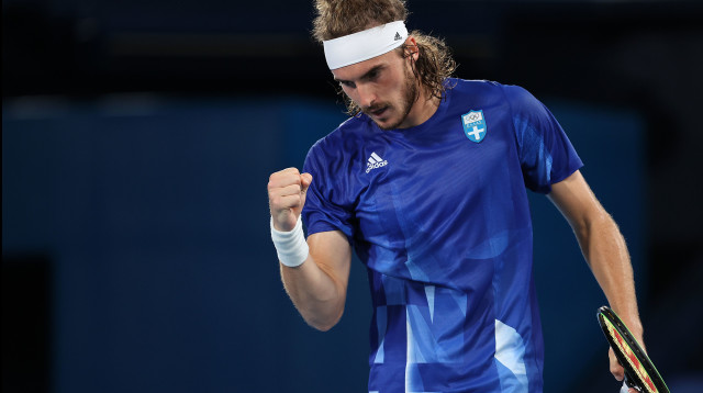 סטפנוס ציציפאס (צילום: Clive Brunskill/Getty Images)