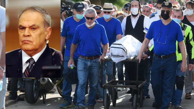 הלוויתו של רוני דניאל (צילום: אבשלום ששוני,משה מילנר, לע"מ)