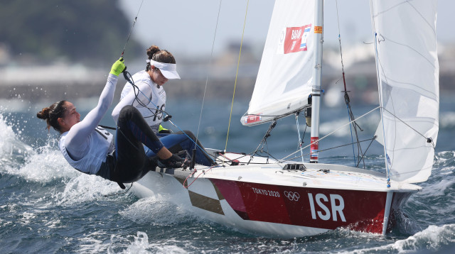 נויה ברעם, שחר טיבי (צילום: Phil Walter/Getty Images)