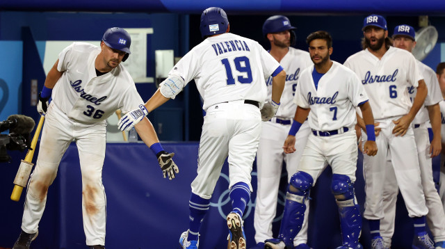 נבחרת ישראל בבייסבול (צילום: Yuichi Masuda/Getty Images)