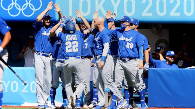 נבחרת ישראל בבייסבול (צילום: )