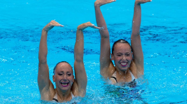 עדן בלכר ושלי בובריצקי (צילום: סימונה קסטרווילארי, הוועד האולימפי בישראל)