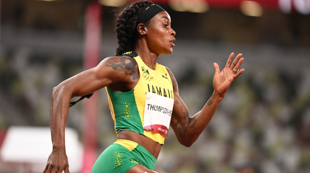 איליין תומפסון (צילום: INA FASSBENDER/AFP via Getty Images)