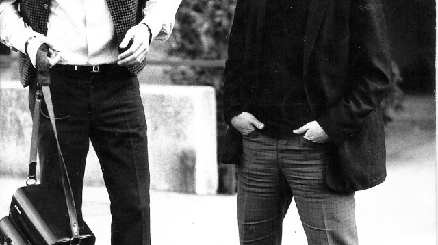 צבי שיסל ואריק איינשטיין (צילום: ארכיון פרטי, נתן זהבי)