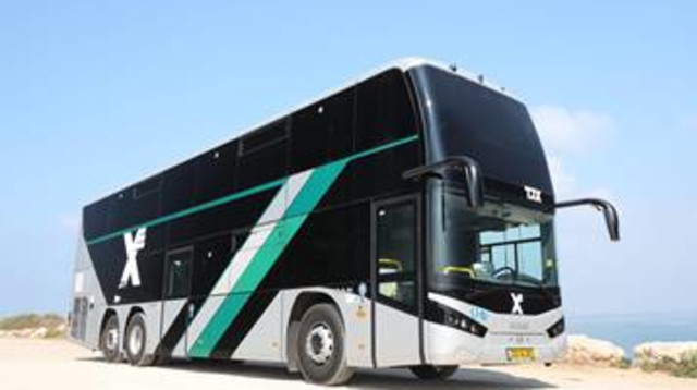 האוטובוס הדו-קומתי של אגד (צילום: אגד)