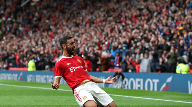 ברונו פרננדש חוגג (צילום: Jan Kruger/Getty Images)