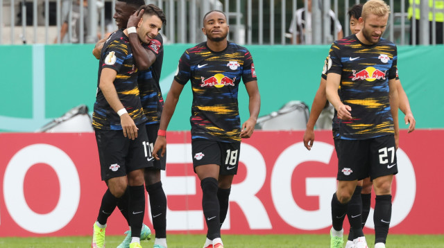 דומיניק סובוסלאי חוגג (צילום: Jörg Halisch/Getty Images)