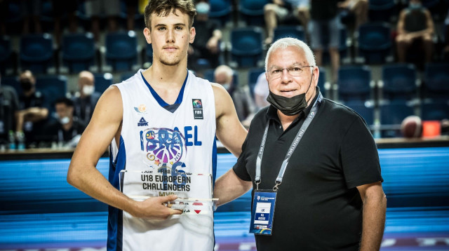 פיני גרשון ורון ציפר (צילום: עודד קרני, איגוד הכדורסל)