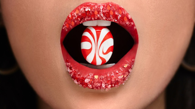 סוכריית תות בקמפיין לסוכריות ללא סוכר ZERO CANDIES  (צילום: ליאור קסון)