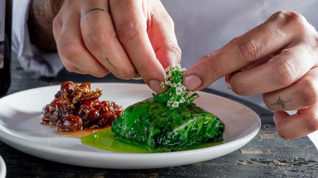 תפריט קיימות בבית אריאלה (צילום: אסף קרלה)