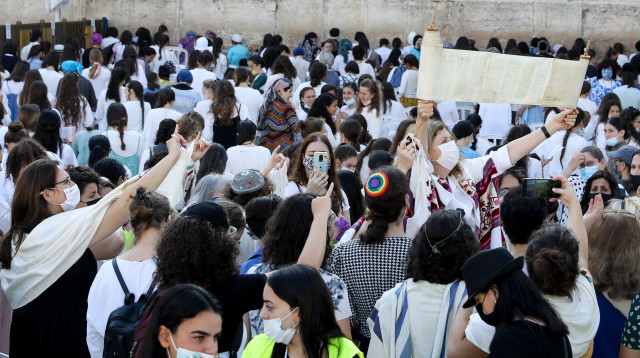 נשות הכותל  (צילום: מרק ישראל סלם)