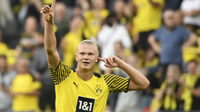 ארלינג הולאנד (צילום: INA FASSBENDER/AFP via Getty Images)