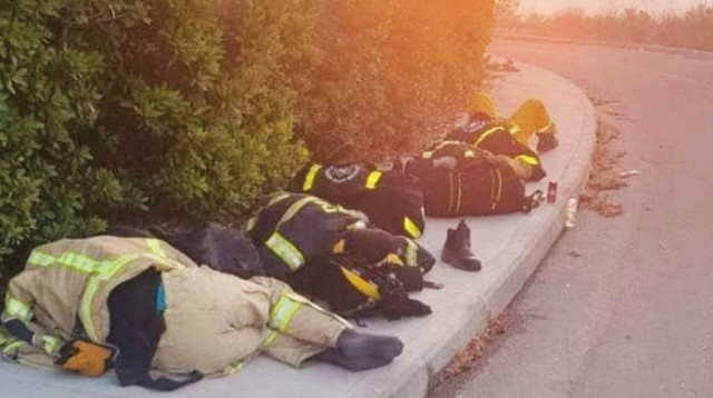 כבאים ישנים (צילום: דניאל כהן)