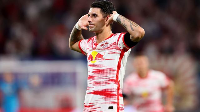 דומיניק סובוסלאי חוגג (צילום: Martin Rose/Getty Images)